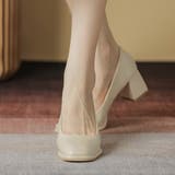 シンプルパンプスヒール 韓国ファッション 10代 | Dewlily | 詳細画像8 