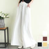 カジュアルワイドパンツ レディース ボトムス | Dewlily | 詳細画像1 