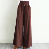 カジュアルワイドパンツ レディース ボトムス | Dewlily | 詳細画像4 