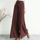 カジュアルワイドパンツ レディース ボトムス | Dewlily | 詳細画像8 