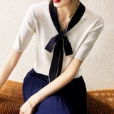 リボンサマーニット 韓国ファッション 10代 | Dewlily | 詳細画像16 