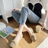 スクエアトゥチャンキーヒール 韓国ファッション 10代 | Dewlily | 詳細画像3 