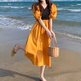 ロングリボンカシュクールワンピース 韓国ファッション 10代 | Dewlily | 詳細画像6 