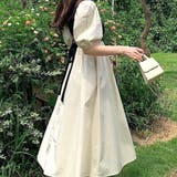 ロングリボンカシュクールワンピース 韓国ファッション 10代 | Dewlily | 詳細画像9 