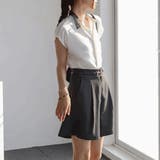 サテン風ブラウス 韓国ファッション 10代 | Dewlily | 詳細画像13 