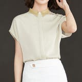 サテン風ブラウス 韓国ファッション 10代 | Dewlily | 詳細画像2 