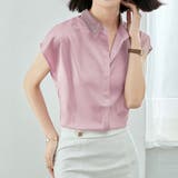 サテン風ブラウス 韓国ファッション 10代 | Dewlily | 詳細画像3 