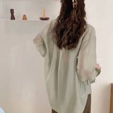 シアーシャツブラウス 韓国ファッション 10代 | Dewlily | 詳細画像13 