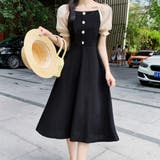 パフスリーブワンピース 韓国ファッション 10代 | Dewlily | 詳細画像12 