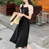 パフスリーブワンピース 韓国ファッション 10代 | Dewlily | 詳細画像2 