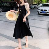 パフスリーブワンピース 韓国ファッション 10代 | Dewlily | 詳細画像7 