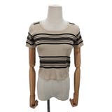 スクエアネック半袖ニット 韓国ファッション 10代 | Dewlily | 詳細画像17 