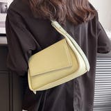 グリーン | アシンメトリーショルダーバッグ 韓国ファッション 10代 | Dewlily