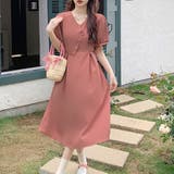 パフスリーブワンピース 韓国ファッション 10代 | Dewlily | 詳細画像6