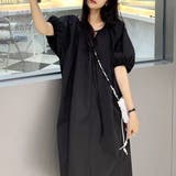 ラウンドネックワンピース 韓国ファッション 10代 | Dewlily | 詳細画像12