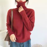タートルネックセーター 秋 冬 | Dewlily | 詳細画像10
