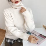 タートルネックセーター 秋 冬 | Dewlily | 詳細画像12