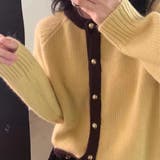 配色カラーニットトップス 秋 冬 | Dewlily | 詳細画像11 