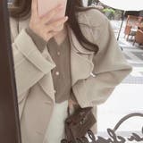 Vネックカーディガン 秋 冬 | Dewlily | 詳細画像4