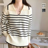 ニットチュニック 秋 冬 | Dewlily | 詳細画像1