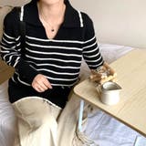 ニットチュニック 秋 冬 | Dewlily | 詳細画像12