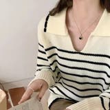 ニットチュニック 秋 冬 | Dewlily | 詳細画像14