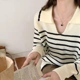 ニットチュニック 秋 冬 | Dewlily | 詳細画像4