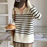 ニットチュニック 秋 冬 | Dewlily | 詳細画像9