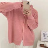 フード付きカーディガン 秋 冬 | Dewlily | 詳細画像17