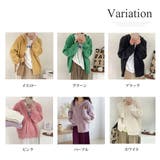 フード付きカーディガン 秋 冬 | Dewlily | 詳細画像5