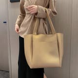 大容量シンプルトートバッグ 春夏秋冬 韓国ファッション | Dewlily | 詳細画像4
