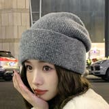 シンプルニット帽 秋 冬 | Dewlily | 詳細画像16
