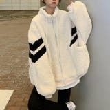 オーバーサイズボアブルゾン レディース 10代 | Dewlily | 詳細画像3 