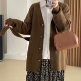 ベルト付きニットカーディガン レディース 10代 | Dewlily | 詳細画像12