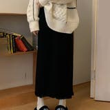 フリンジロングスカート レディース 10代 | Dewlily | 詳細画像15 