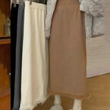 フリンジロングスカート レディース 10代 | Dewlily | 詳細画像17 