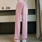 ピンク | ストレートワイドパンツ レディース 10代 | Dewlily