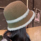 ベージュ | ニットチューリップハット レディース 10代 | Dewlily