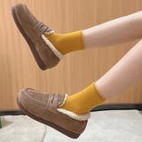 裏起毛ボアローファー レディース 10代 | Dewlily | 詳細画像9