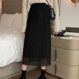 ブラック | シースルースカート レディース 10代 | Dewlily