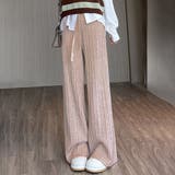 リブニットリラックスパンツ レディース 10代 | Dewlily | 詳細画像9