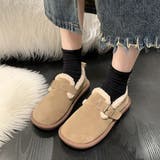 ベージュ | フラットボアシューズ レディース 10代 | Dewlily