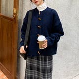 トグルボタンニットカーディガン レディース 10代 | Dewlily | 詳細画像14 