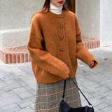 トグルボタンニットカーディガン レディース 10代 | Dewlily | 詳細画像15 