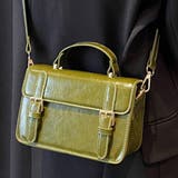 グリーン | ミニサッチェルショルダーバッグ レディース 10代 | Dewlily
