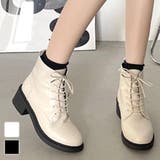 編み上げショートブーツ レディース 10代 | Dewlily | 詳細画像1