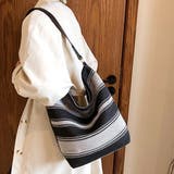 ボーダーバケツバッグ レディース 10代 | Dewlily | 詳細画像4 