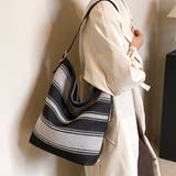 ブラック | ボーダーバケツバッグ レディース 10代 | Dewlily