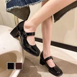 エナメル調ベルトパンプス レディース 10代 | Dewlily | 詳細画像1 