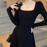 ニットプリーツワンピース レディース 10代 | Dewlily | 詳細画像11 